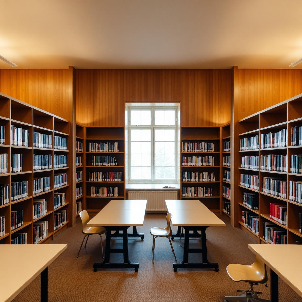 Nordic university library reading room